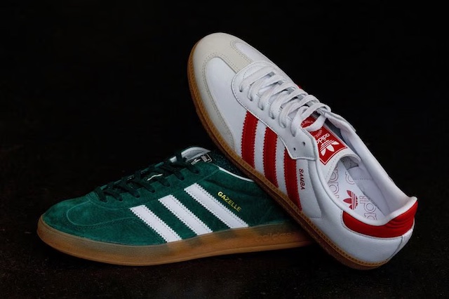 The Gazelle and Samba sneakers by Adidas - Reuters