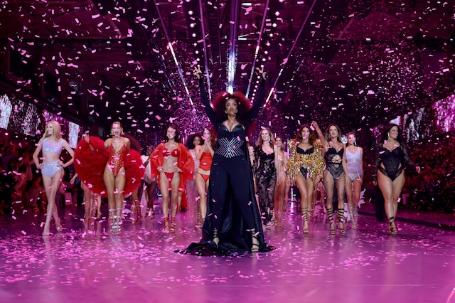 The finale fronted by Tyra Banks for the Victoria's Secret 2024 show in New York - Getty