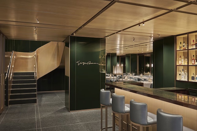 Inside the Giorgio Armani restaurant on Madison - Courtesy