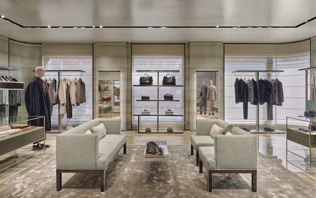 Inside the Giorgio Armani boutique on Madison - Courtesy