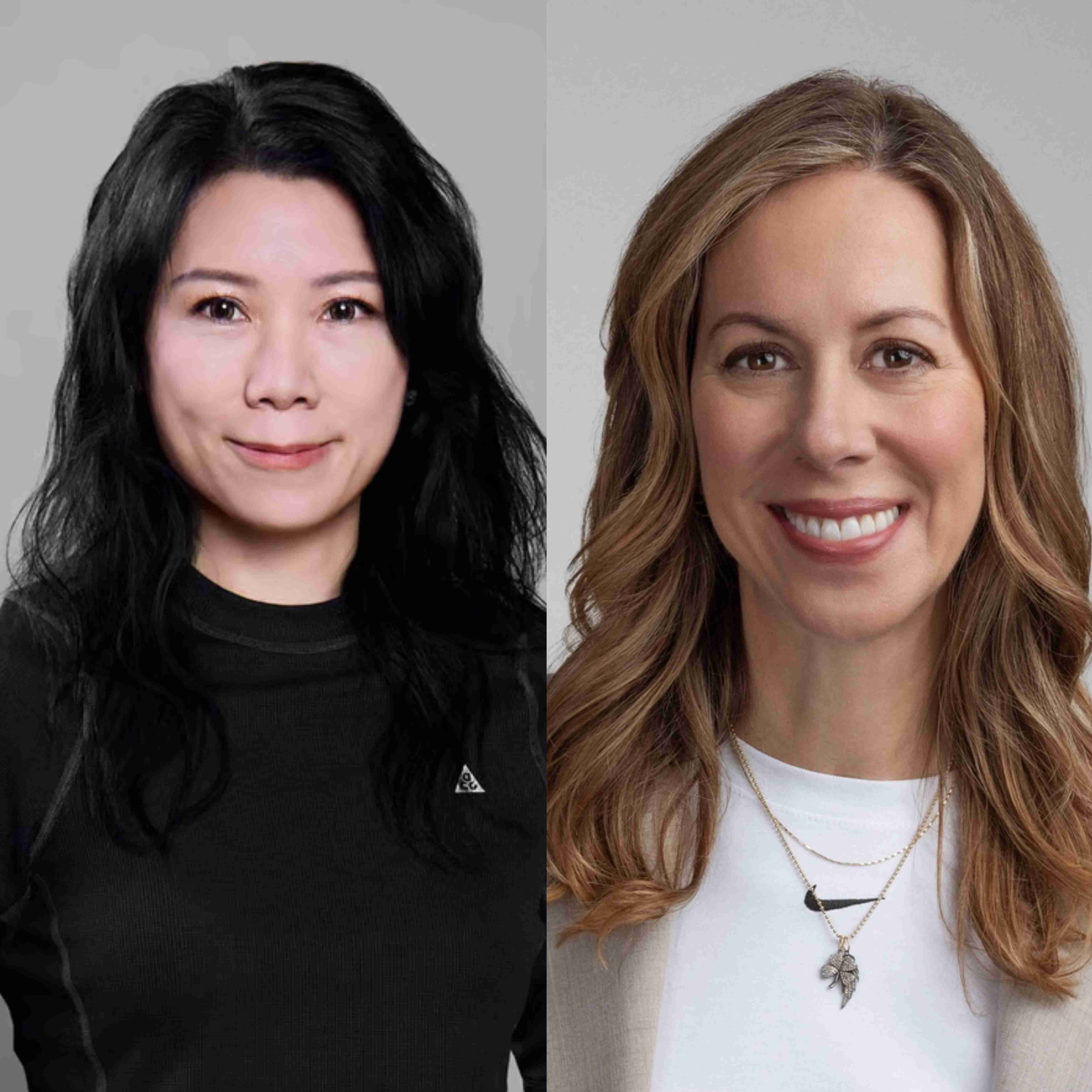 原耐克大中华区总裁董炜正式卸任（左），总部空降Cathy Sparks担任大中华区总经理一职（右）