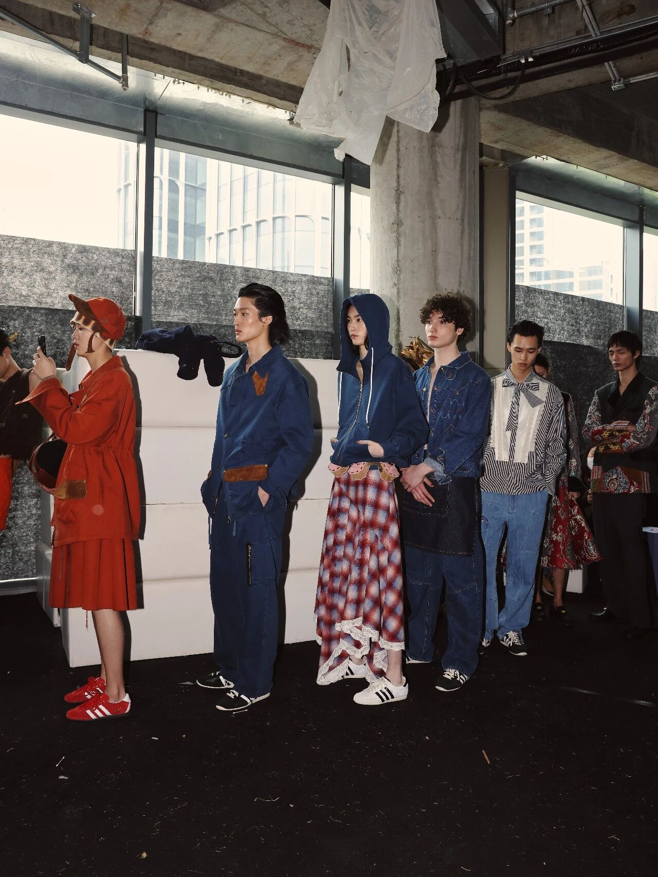 本季上海时装周，adidas Originals联动GARCON BY GARCON的秀场现场