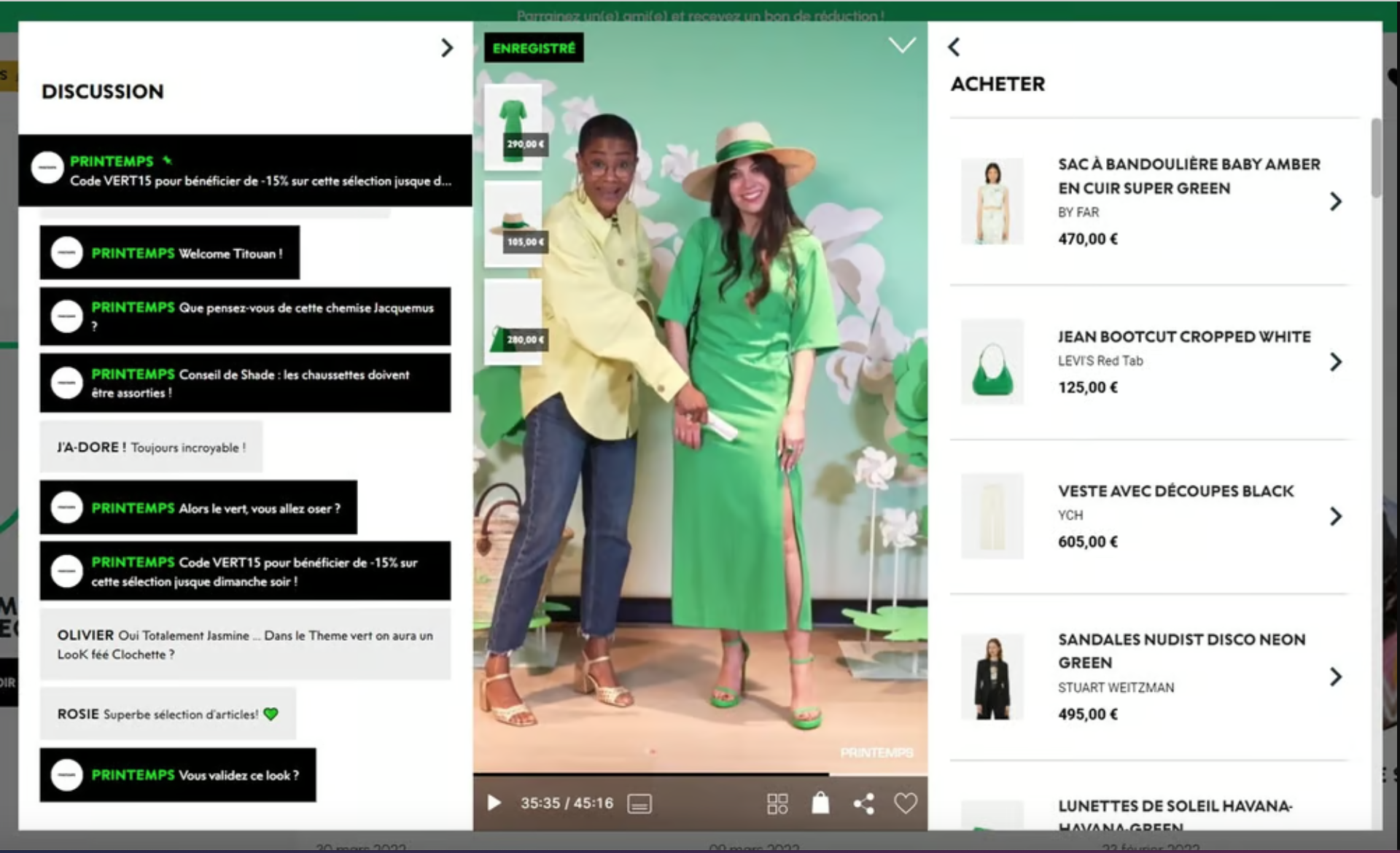 巴黎春天百货启用真实的私人购物顾问，来顾客直播服务