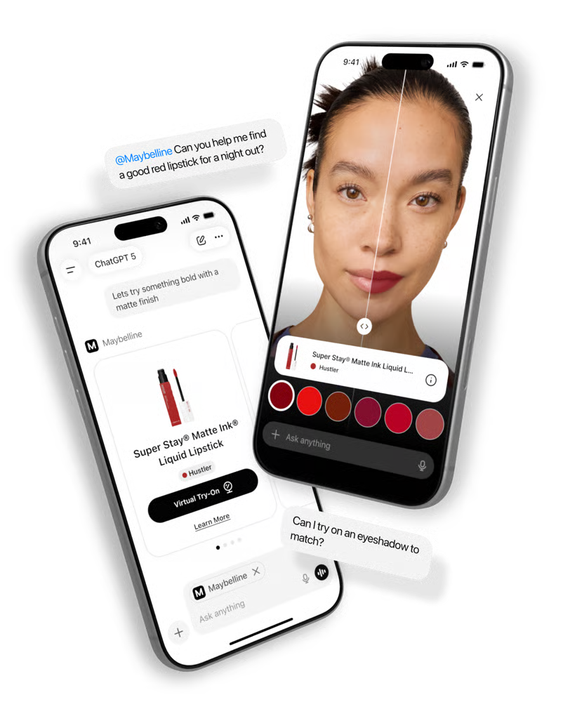MNY VTO x ChatGPT KV - L'Oréal MNY VTO x ChatGPT KV - L'Oréal