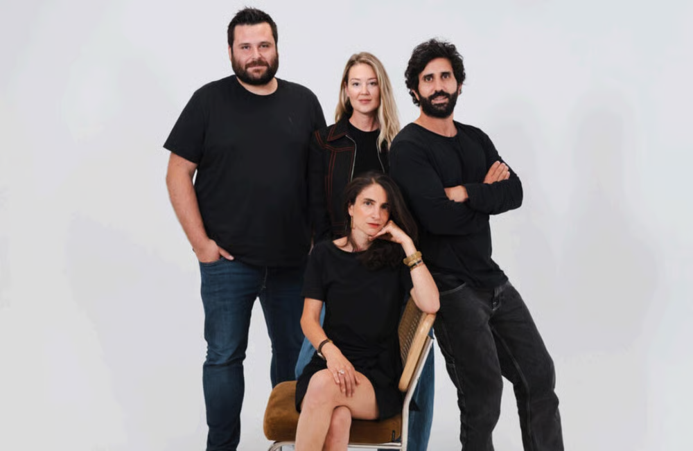 From left to right: Jérémy Parola, Anya Elmaleh, Ruben Cohen and Claire Sassonia