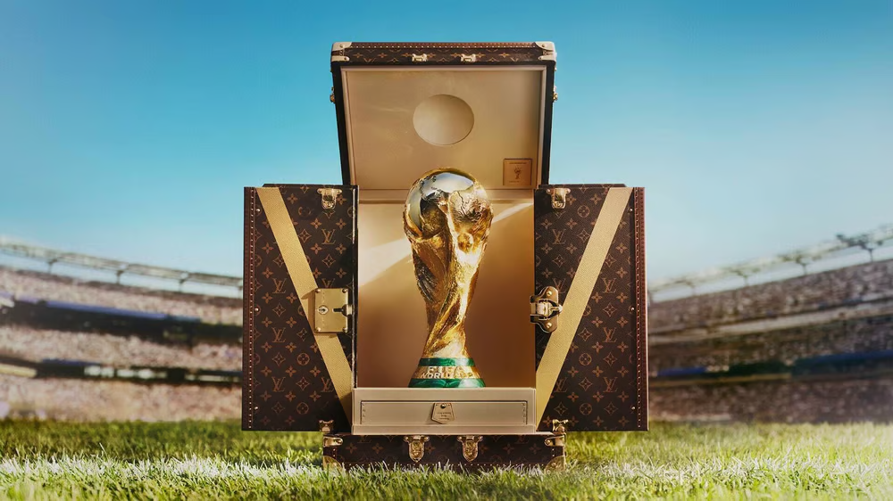 The Louis Vuitton World Cup prize trunk