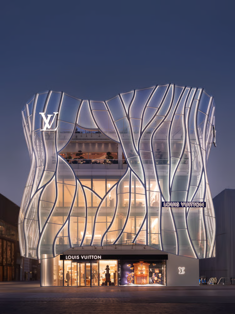 A Louis Vuitton store in Beijing
