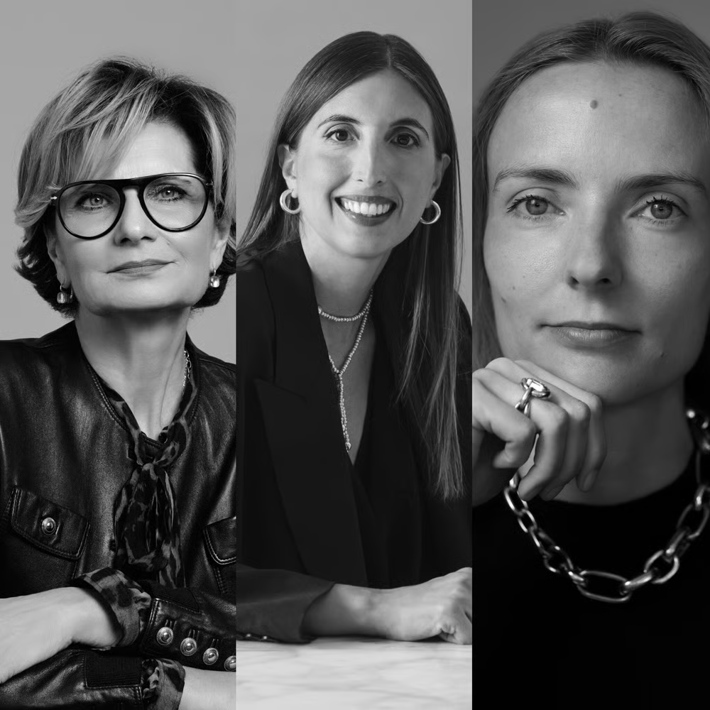 从左到右:Sabina Belli, Krizia Cucurachi and Charlotte Fournet 从左到右:Sabina Belli, Krizia Cucurachi and Charlotte Fournet