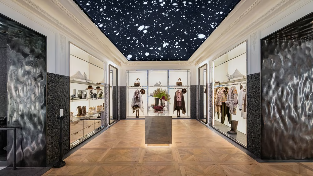 The Moncler store The Moncler store