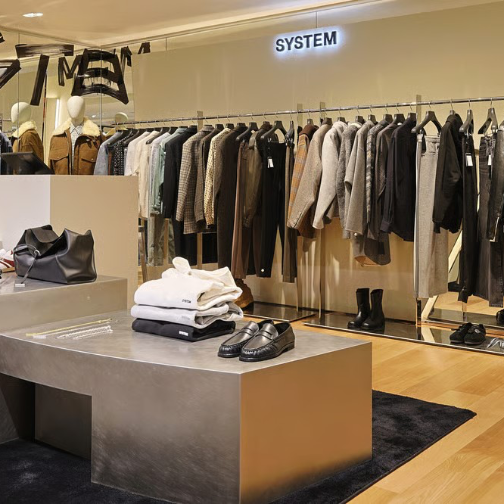 韩国时装品牌System进驻老佛爷百货开设店中店