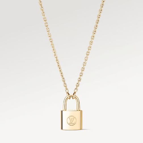 路易威登推出限量版黄金Silver Lockit项链