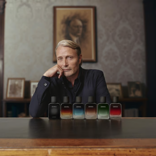 杰尼亚携手麦斯·米科尔森推出Memoire系列香水大片