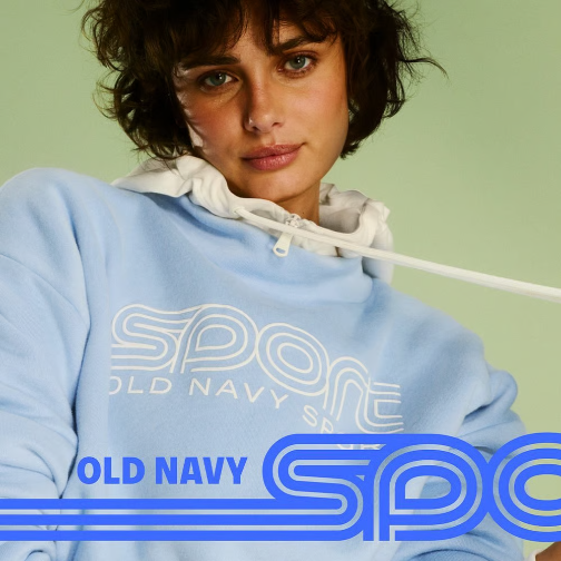 Old Navy推出全新运动支线Old Navy Sport