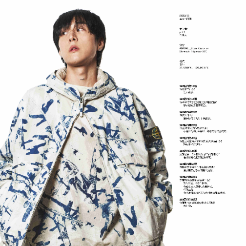 STONE ISLAND SCAN CAMO ON STRETCH RIPSTOP-OVD春夏'025